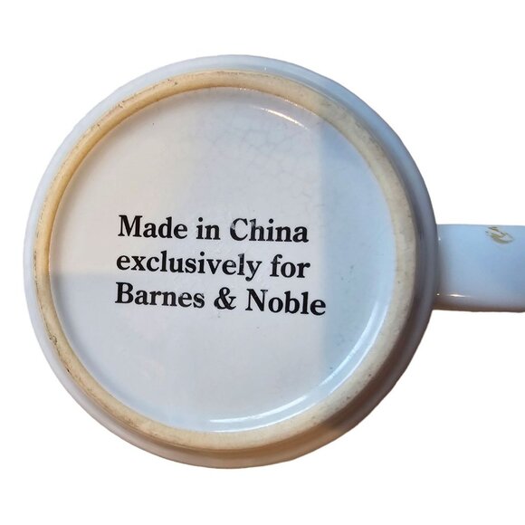 Barnes & Noble Café Famous Authors Writers Mug Twain Wilde Orwell Whitman Singer - Picture 5 of 7